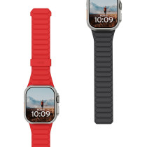 UAG Urban Armor Gear Pathfinder Strap | Apple Watch Ultra/44/45/46mm | ash (grau)/active lava | 19416111319B