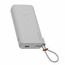 Xtorm Go2 Series Powerbank | 20.000 mAh | 30W / 2x USB-C / 1x USB-A / integriertes Ladekabel | ice (weiß) | XG2E30W207C