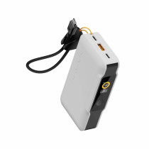 Xtorm NextGen6 PowerBank | 10.000 mAh | 35W / PD / 2x USB-C / 1x USB-A / integriertes Ladekabel | weiß | XNG100W35