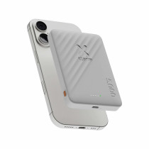 Xtorm Go2 Magnetic Wireless Powerbank | 5.000 mAh | 15W | Qi / 18W / 1x USB-C | ice (weiß) | XG2WPE057
