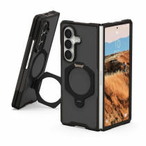 UAG Urban Armor Gear Mouve XTE 360 Kickstand Case mit Magnet-Modul | Samsung Galaxy Z Fold8 Ultra | ash (grau transparent)/schwarz | 214564113131