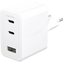 empower by PanzerGlass Turbo Wand-Ladegerät | 70W | 2x USB-C / 1x USB-A | weiß | EM31479