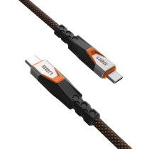 UAG Urban Armor Gear Rugged Kevlar Kabel | USB-C auf USB-C | 140W | 1,5m | schwarz/orange | 9B444011V4097