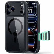 ESR Classic Hybrid Magnet Case mit Kamerasteuerung Taste | Apple iPhone 18 Pro Max/17 Pro Max | transparent/schwarz | 1A86400304