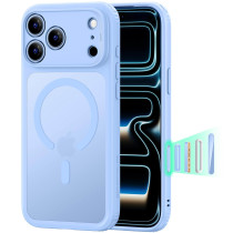 ESR Classic Hybrid Magnet Case mit Kamerasteuerung Taste | Apple iPhone 18 Pro Max/17 Pro Max | frosted light blau (transparent) | 1A86402302