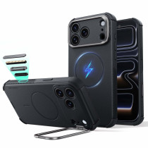 ESR Cyber Tough Magnet Case mit Kamerasteuerung Taste & Stash Stand | Apple iPhone 18 Pro Max/17 Pro Max | schwarz | 1A91400102