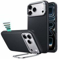 ESR Atelier Leder Magnet Case mit Kamerasteuerung Taste & Stash Stand | Apple iPhone 18 Pro Max/17 Pro Max | schwarz | 1A91600102
