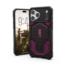 UAG Urban Armor Gear Monarch Pro MagSafe Case | Limited SYNTH Collection | Apple iPhone 18 Pro Max/17 Pro Max | deep purple (lila) | 114568114I4I