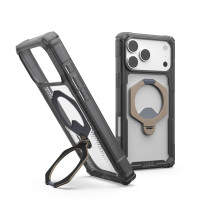 UAG Urban Armor Gear Plasma XTE 360 MagSafe Kickstand Case | Apple iPhone 18 Pro Max/17 Pro Max | ash (grau)/titan/transparent | 114572113136