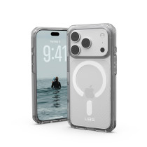 UAG Urban Armor Gear Dot MagSafe Case | Apple iPhone 18 Pro/17 Pro | ice (transparent)/smoke (grau transparent) | 11458711433B