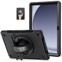 honju FIT Rugged Kickstand Case mit Handschlaufe | Samsung Galaxy Tab A9+ (2023) | schwarz | bulk | HFSGTA9+