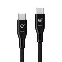 empower by PanzerGlass essential USB-C auf USB-C Kabel | 240W | 2m | space schwarz | EM19001