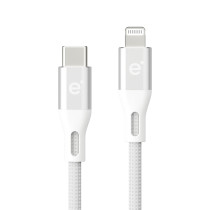 empower by PanzerGlass essential USB-C auf Lightning Kabel | 1,2m | silber weiß | EM43817