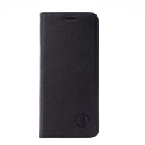 JT Berlin Echtleder BookCase Tegel | Apple iPhone 13 | schwarz | 10752