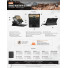 UAG Urban Armor Gear Rugged Keyboard Case | Apple iPad 11“ (2025) / iPad 10,9“ (2022) | schwarz | 124022114031
