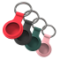 JT Berlin Schlüsselanhänger | Apple AirTag | schwarz/rot/grün/pink | 4er Set | 10810