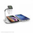 Zens Aluminium Series Dual Wireless Charger + Watch mit Netzteil | 2x 10W | Qi | weiß | ZEDC05W/00