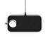 Zens Aluminium Series Dual Wireless Charger + Watch mit Netzteil | 2x 10W | Qi | schwarz | ZEDC05B/00