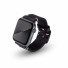 JT Berlin Watchband Alex Vintage | Apple Watch Ultra/42/44/45/46mm | schwarz - Aluminium grau | S/M | 10629