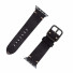 JT Berlin Watchband Alex Vintage | Apple Watch Ultra/42/44/45/46mm | schwarz - Aluminium grau | S/M | 10629