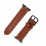 JT Berlin Watchband Alex Vintage | Apple Watch Ultra/42/44/45mm | braun - Edelstahl schwarz | S/M | 10632