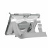 UAG Urban Armor Gear Plasma Healthcare Handstrap & Kickstand Case | Microsoft Surface Go 4/3/2/1 | bulk | weiß/grau (transparent) | 321073B14130