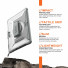 UAG Urban Armor Gear Plasma Healthcare Handstrap & Kickstand Case | Microsoft Surface Go 4/3/2/1 | bulk | weiß/grau (transparent) | 321073B14130