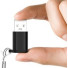 LEBA Adapter | USB-A auf USB-C | silber | bulk | ADAP-UA-UC