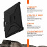 UAG Urban Armor Gear Metropolis SE Case | Microsoft Surface Pro 10/9 | schwarz | 324015114040