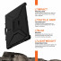 UAG Urban Armor Gear Metropolis SE Case | Microsoft Surface Pro 11/10/9 | schwarz | bulk | 324015B14040