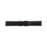 JT Berlin Watchband Wannsee | Universal 20mm | schwarz - Edelstahl schwarz | M | 10853