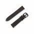 JT Berlin Watchband Alex II Vintage | Universal 20mm | schwarz - Edelstahl schwarz | M | 10846