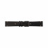 JT Berlin Watchband Alex II Vintage | Universal 20mm | schwarz - Edelstahl schwarz | M | 10846