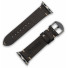 JT Berlin Watchband Alex II Vintage | Apple Watch Ultra/42/44/45/46mm | schwarz - Aluminium space grau | M | 10824