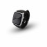 JT Berlin Watchband Wannsee | Apple Watch Ultra/42/44/45mm | schwarz - Aluminium silber | M | 10841