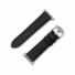 JT Berlin Watchband Wannsee | Apple Watch Ultra/42/44/45mm | schwarz - Aluminium silber | M | 10841