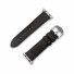 JT Berlin Watchband Wannsee | Apple Watch Ultra/42/44/45mm | schwarz - Aluminium silber | M | 10841