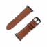 JT Berlin Watchband Charlie | Apple Watch Ultra/42/44/45mm | braun - Edelstahl schwarz | M | 10839