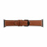 JT Berlin Watchband Charlie | Apple Watch Ultra/42/44/45/46mm | braun - Edelstahl schwarz | M | 10839
