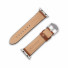 JT Berlin Watchband Charlie | Apple Watch Ultra/42/44/45/46mm | braun - Aluminium silber | M | 10835
