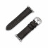 JT Berlin Watchband Charlie | Apple Watch Ultra/42/44/45mm | schwarz - Aluminium silber | M | 10834