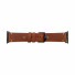 JT Berlin Watchband Alex II Vintage | Apple Watch Ultra/42/44/45/46mm | braun - Edelstahl schwarz | M | 10831