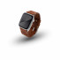 JT Berlin Watchband Alex II Vintage | Apple Watch Ultra/42/44/45mm | braun - Aluminium silber | M | 10827