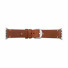 JT Berlin Watchband Alex II Vintage | Apple Watch Ultra/42/44/45/46mm | braun - Aluminium silber | M | 10827