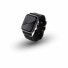 JT Berlin Watchband Alex II Vintage | Apple Watch Ultra/42/44/45/46mm | schwarz - Edelstahl schwarz | M | 10830