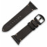 JT Berlin Watchband Alex II Vintage | Apple Watch Ultra/42/44/45/46mm | schwarz - Edelstahl schwarz | M | 10830
