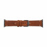 JT Berlin Watchband Alex II Vintage | Apple Watch Ultra/42/44/45/46mm | braun - Aluminium space grau | M | 10825