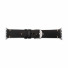 JT Berlin Watchband Alex II Vintage | Apple Watch Ultra/42/44/45/46mm | schwarz - Aluminium silber | M | 10826