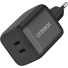 Otterbox GaN Standard Dualport Wand-Ladegerät | USB-C | 65W / PD  | 1x 45W / PD und 1x 20W / PD | schwarz | 78-81342