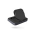 Zens Aluminium Series Magnetic Nightstand Wireless Charger mit Netzteil 20W | 15W | Qi | schwarz | ZESC16B/00